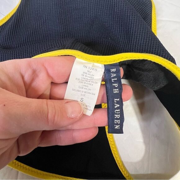 Small pocket in rear Ralph Lauren bikini bottom - Picture 12 of 14